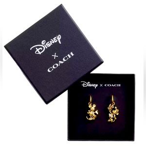 Coach X Disney Holiday Mismatch Earrings, NWT
